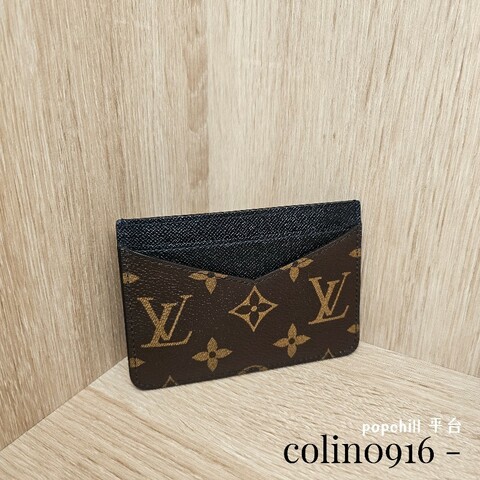 [新年福利出清❣️] LV老花黑牛皮Neo名片卡夾