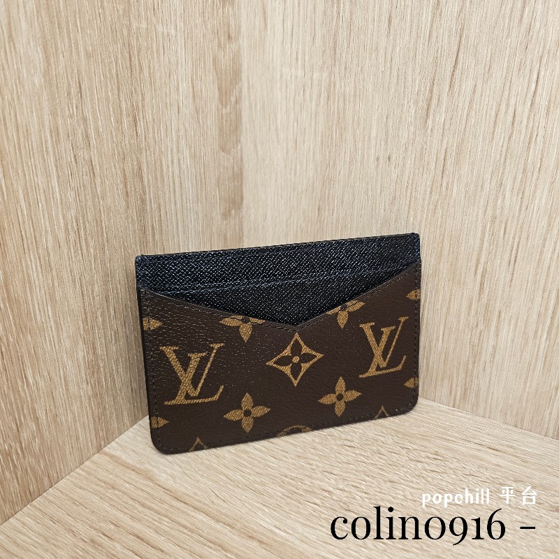 [新年福利出清❣️] LV老花黑牛皮Neo名片卡夾-0