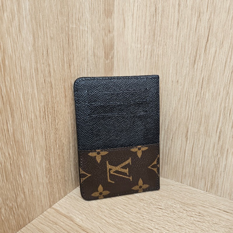 [新年福利出清❣️] LV老花黑牛皮Neo名片卡夾-1