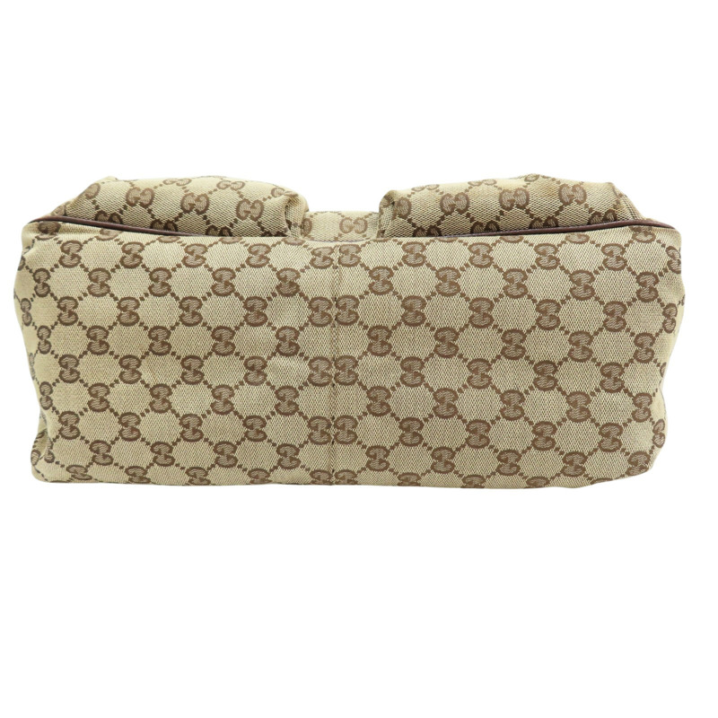 烏木色 緹花帆布 手提包【GUCCI 古馳】 161836-3