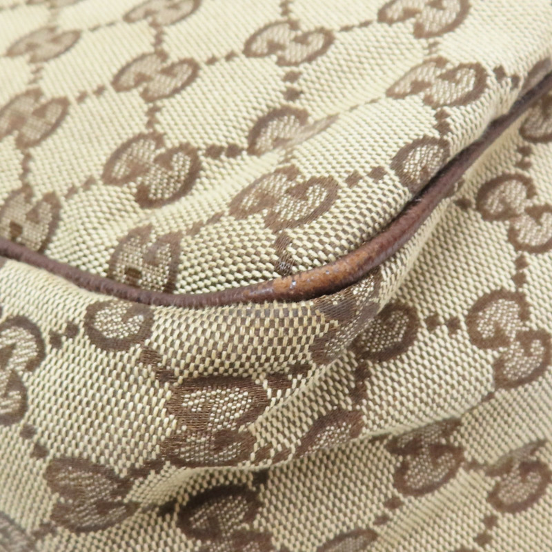 烏木色 緹花帆布 手提包【GUCCI 古馳】 161836-13