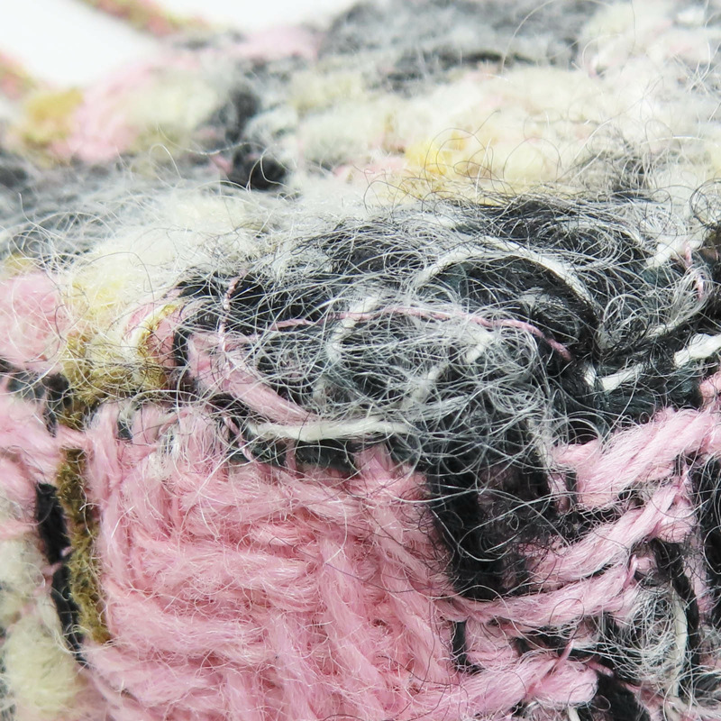 粉色 毛呢 Classic Flap 鍊帶肩背包 金扣【CHANEL 香奈兒】 A69900-11