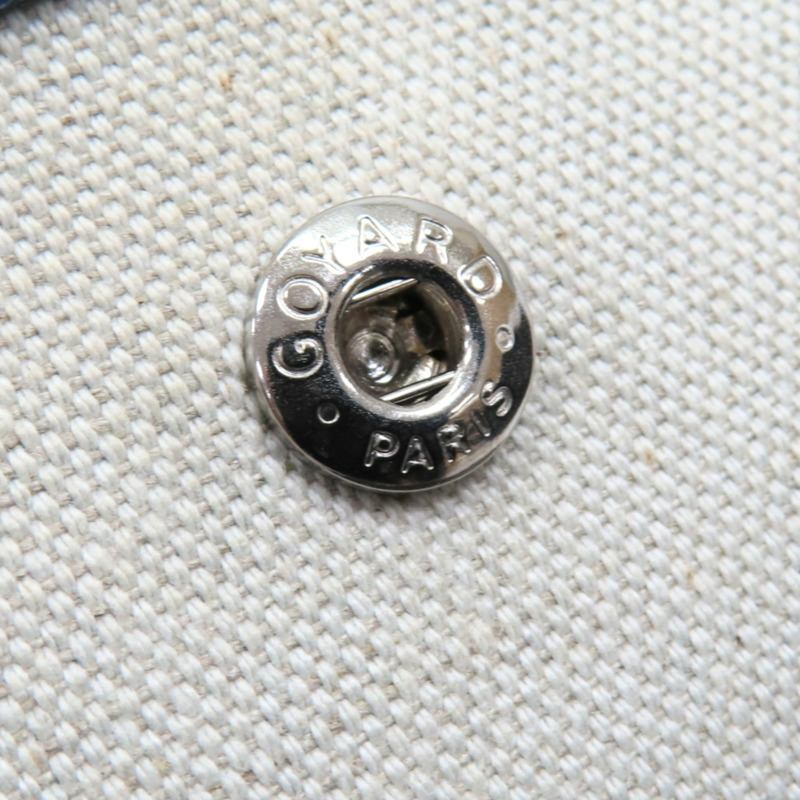 海軍藍色 Goyardine帆布 Plumet Pocket Wallet肩背包【GOYARD 高雅德】 PLUMETPMLTY12CL12P-17