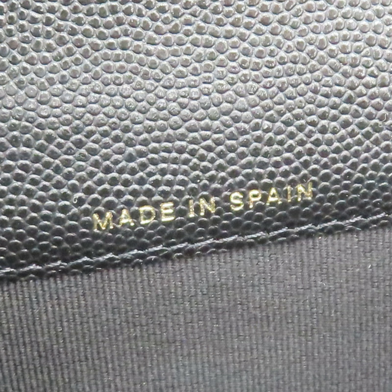 黑色 菱格紋 牛皮 Card Case 扣式短夾【CHANEL 香奈兒】 AP3080-6