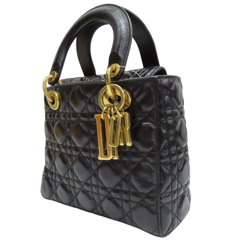 黑色 牛皮 Lady Dior My ABCDior 兩用包 (變色)【Dior 迪奧】 M0574CVYJ-M900-2