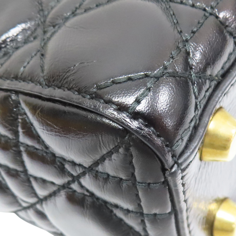 黑色 牛皮 Lady Dior My ABCDior 兩用包 (變色)【Dior 迪奧】 M0574CVYJ-M900-10