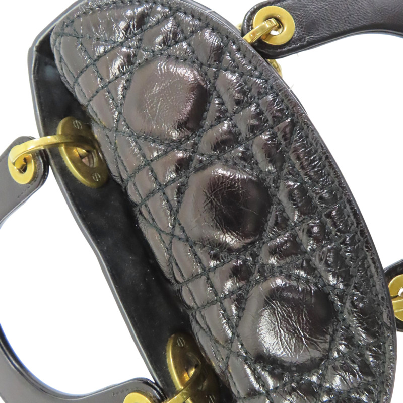 黑色 牛皮 Lady Dior My ABCDior 兩用包 (變色)【Dior 迪奧】 M0574CVYJ-M900-14