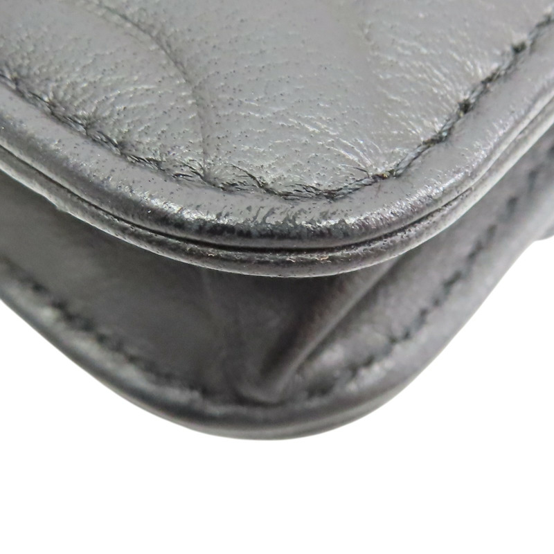 黑色牛皮 山茶花 鍊帶 肩背包 A47421 無卡【CHANEL 香奈兒】 A47421-14