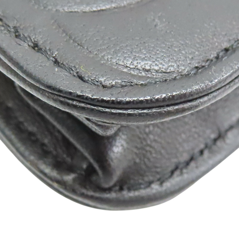 黑色牛皮 山茶花 鍊帶 肩背包 A47421 無卡【CHANEL 香奈兒】 A47421-15