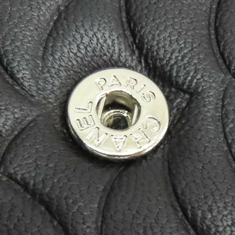 黑色牛皮 山茶花 鍊帶 肩背包 A47421 無卡【CHANEL 香奈兒】 A47421-17