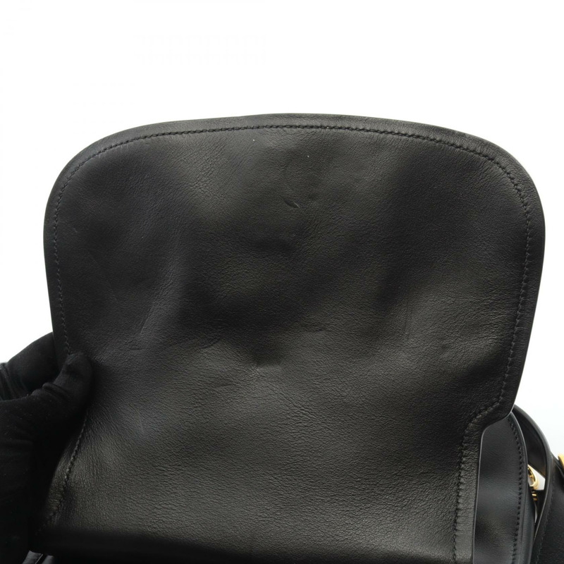 PRADA Corsair 肩背包 1BD050 黑色真皮 二手 女士-4