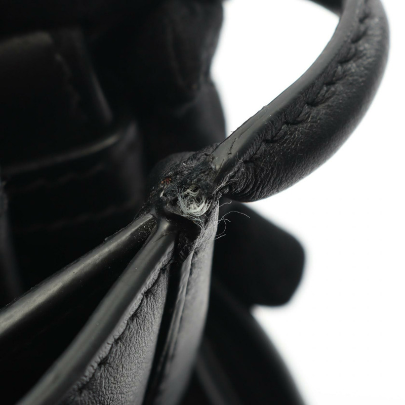 PRADA Corsair 肩背包 1BD050 黑色真皮 二手 女士-5