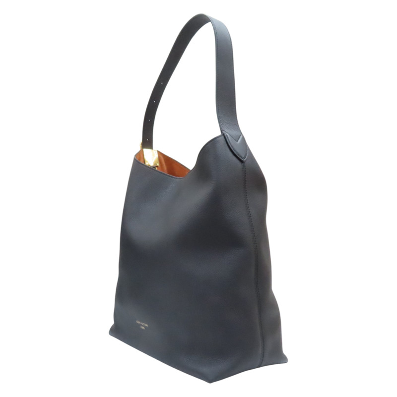 黑色 Low Key Hobo MM 肩背包【LOUIS VUITTON LV 路易威登】 M24856-2