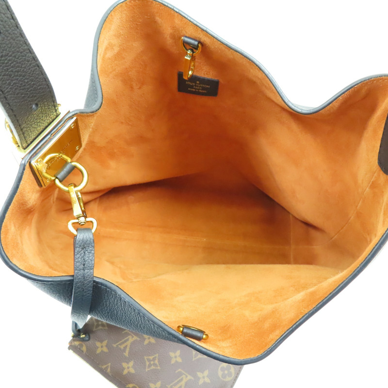 黑色 Low Key Hobo MM 肩背包【LOUIS VUITTON LV 路易威登】 M24856-6