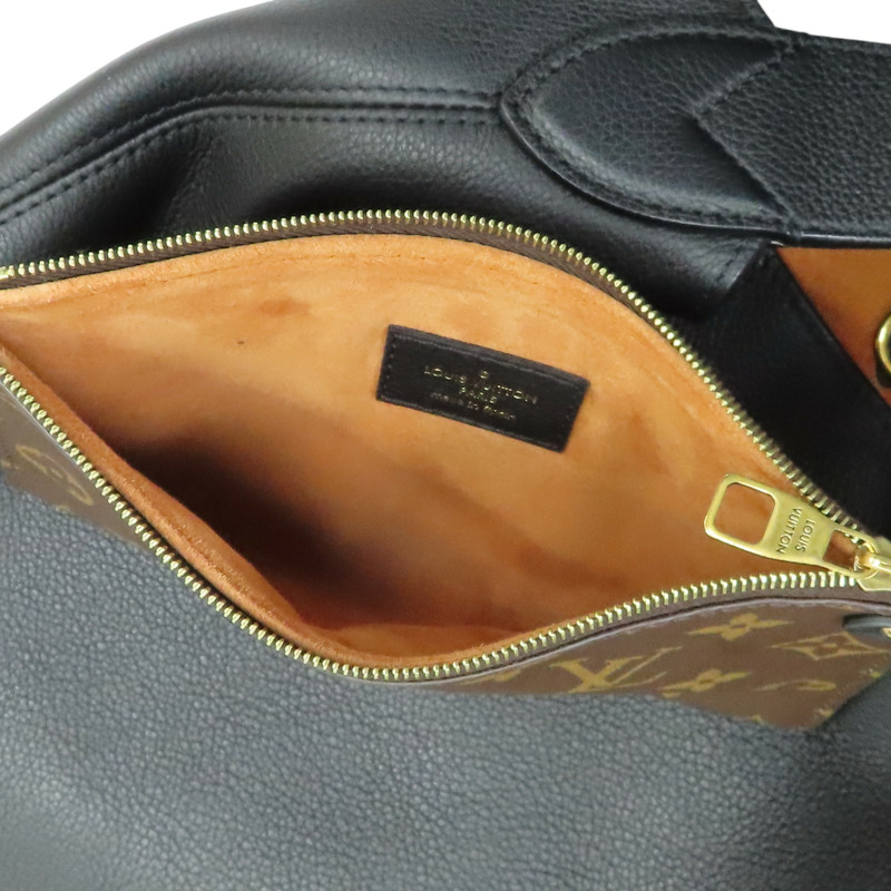 黑色 Low Key Hobo MM 肩背包【LOUIS VUITTON LV 路易威登】 M24856-7