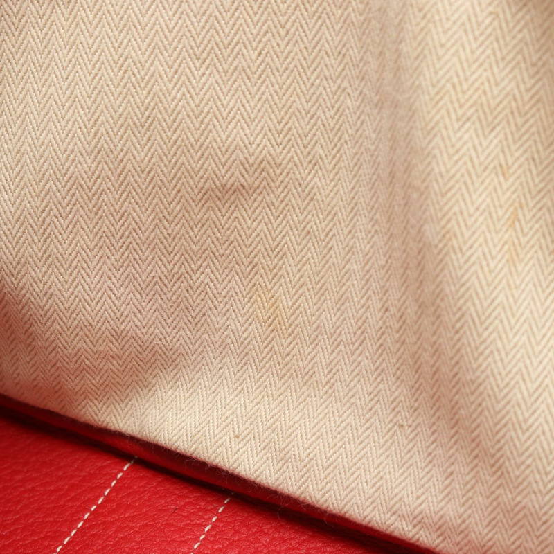 愛馬仕 Garden party PM 手提包 P Negonda 皮革 Rouge casaque 二手 SHW-6