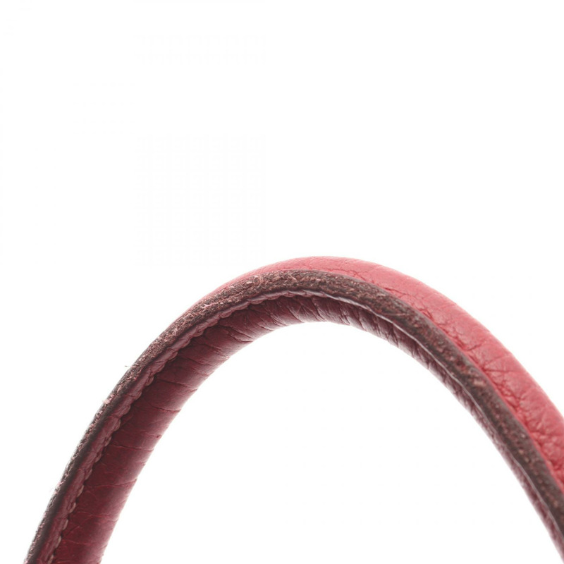 愛馬仕 Garden party PM 手提包 P Negonda 皮革 Rouge casaque 二手 SHW-10