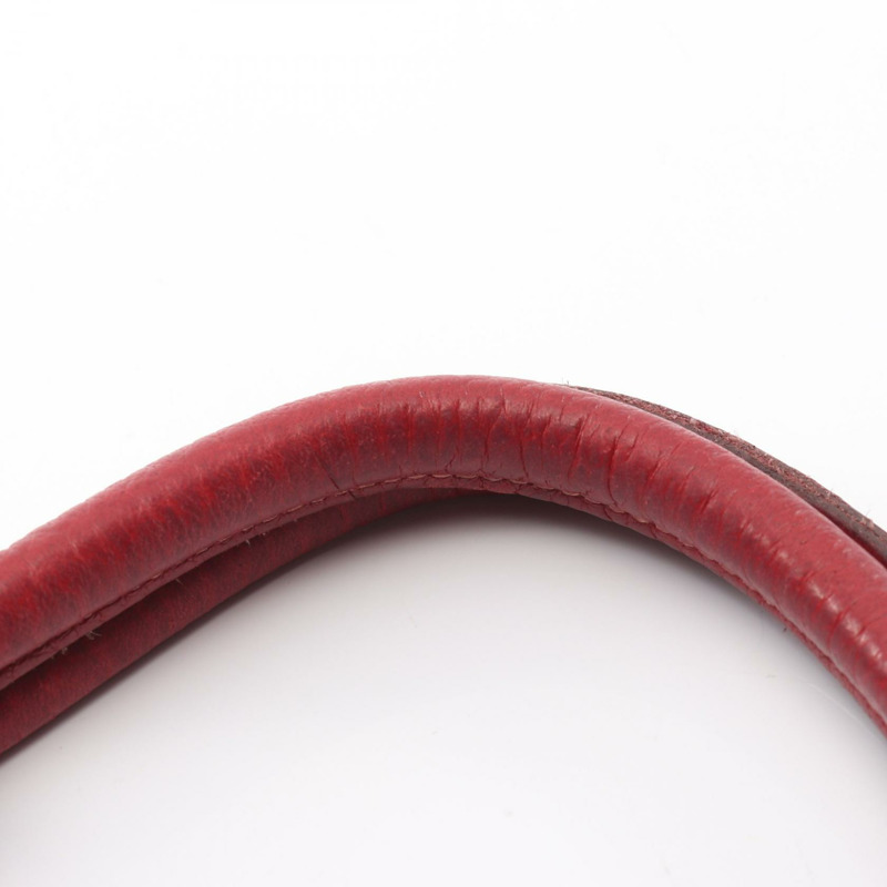 愛馬仕 Garden party PM 手提包 P Negonda 皮革 Rouge casaque 二手 SHW-11