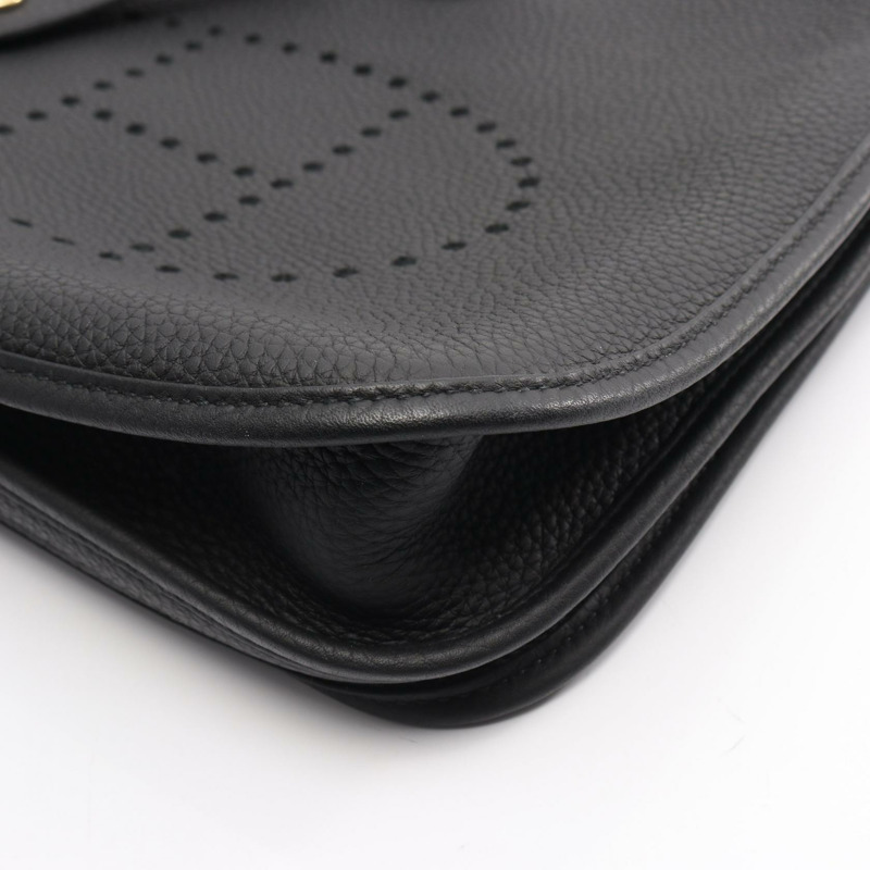 愛馬仕 Evelyne 3 PM 肩斜背包 Y Taurillon Clemence 黑色 二手 SHW-5