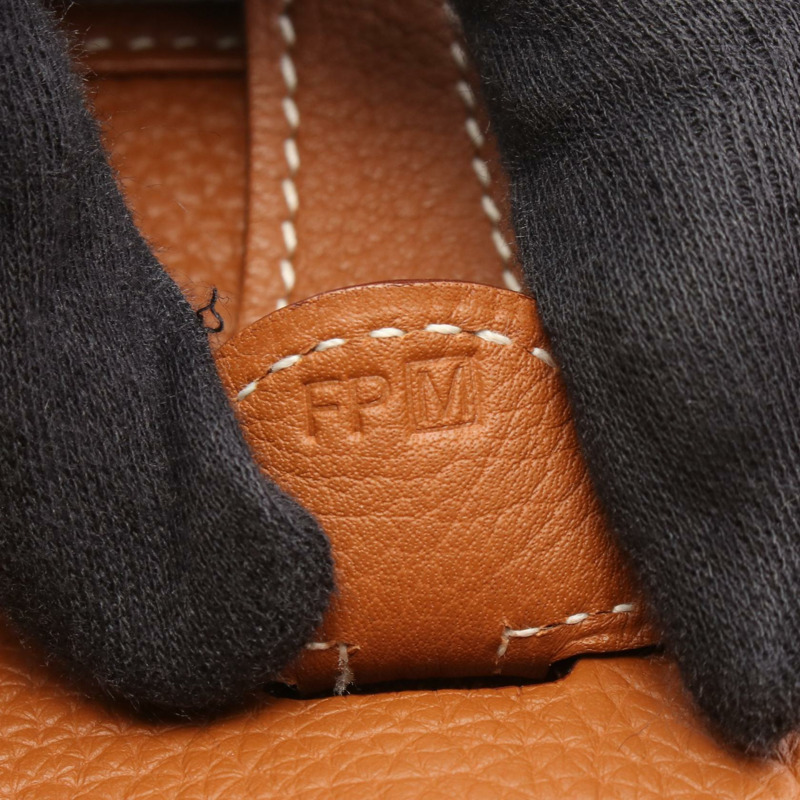 愛馬仕 Evelyne 3 PM 肩挎包 M 碼 Taurillon Clemence 金 SHW 二手-4