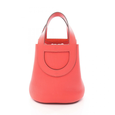 愛馬仕 In the Loop 18 手提包 U Taurillon Clemence Rose Texas 二手女士 SHW