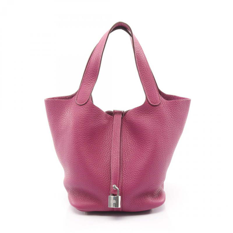 愛馬仕 Picotin Lock MM 手袋 O Taurillon Clemence Tosca 二手女士 SHW-0