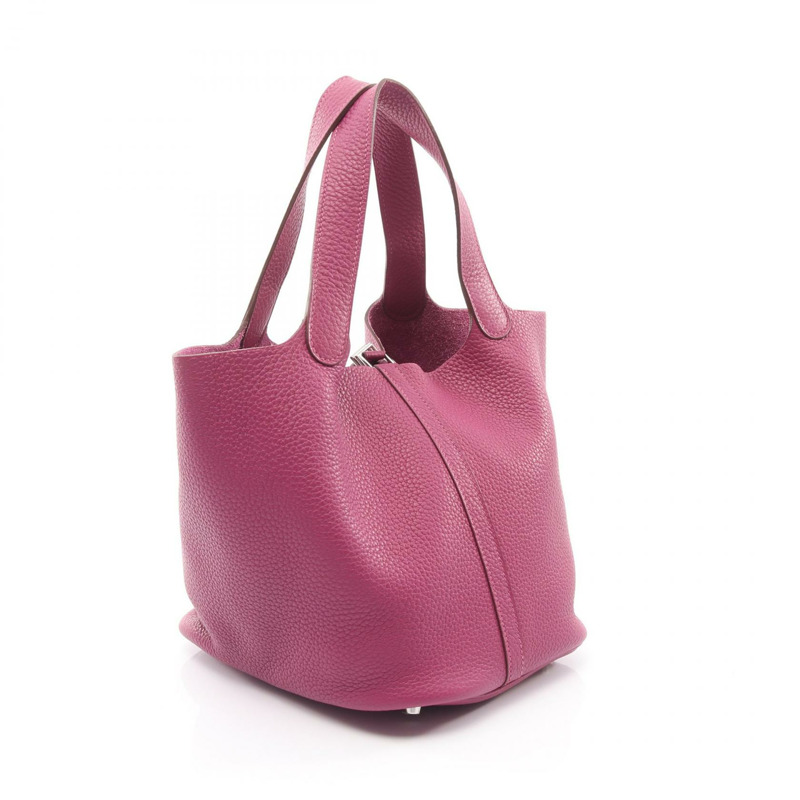 愛馬仕 Picotin Lock MM 手袋 O Taurillon Clemence Tosca 二手女士 SHW-1