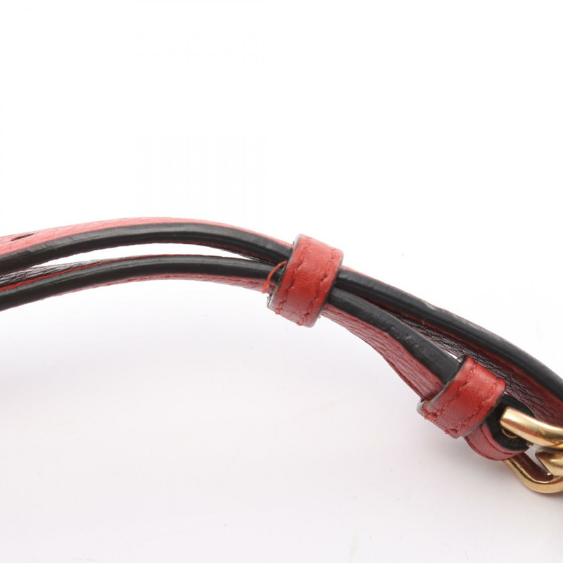 Christian Dior DIORAMA 鏈條肩背包，波爾多紅皮革，二手女款-9