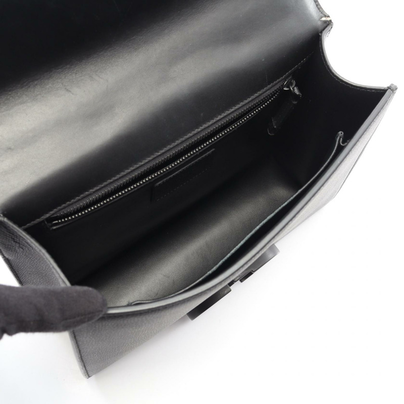 Christian Dior 30 MONTAIGNE 肩斜背包 M9203UMOS 黑色皮革二手-2