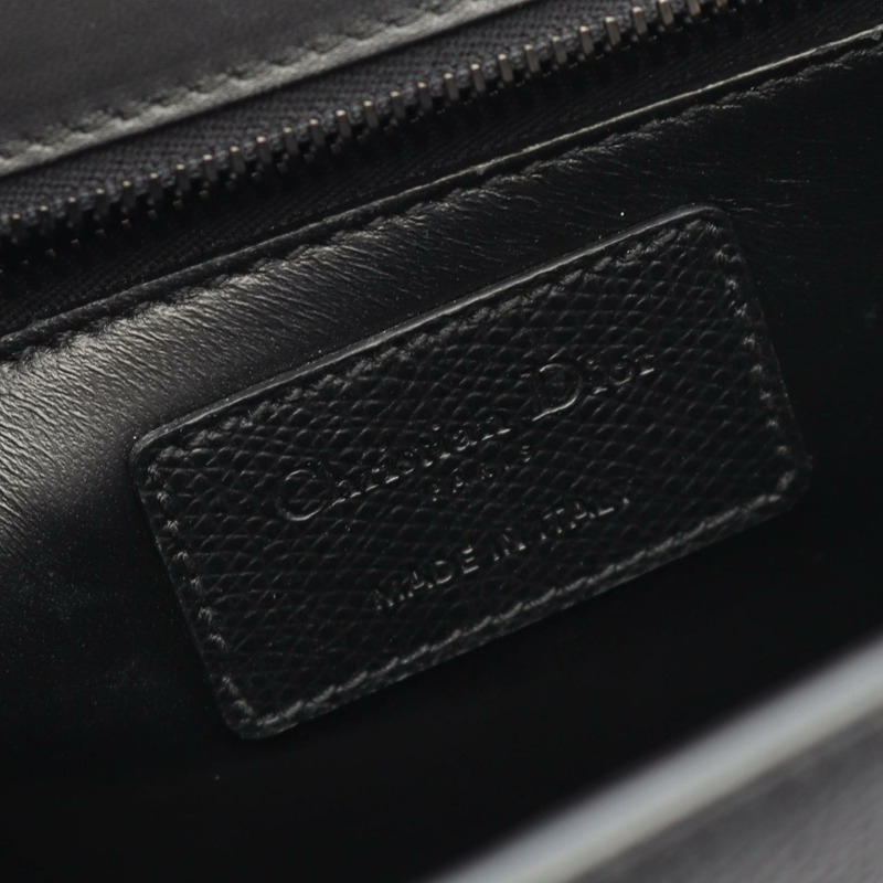 Christian Dior 30 MONTAIGNE 肩斜背包 M9203UMOS 黑色皮革二手-3