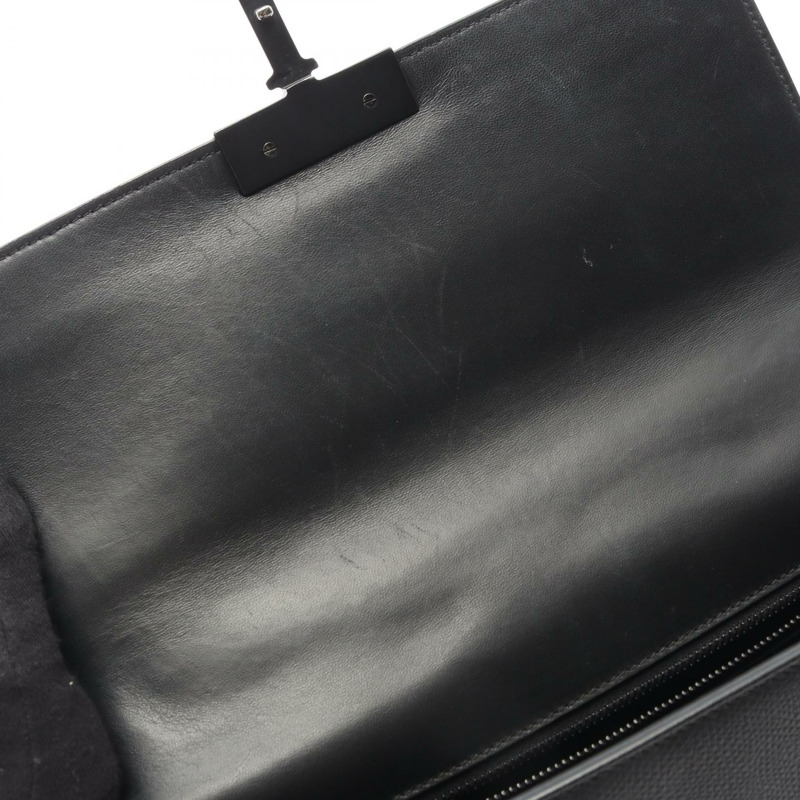 Christian Dior 30 MONTAIGNE 肩斜背包 M9203UMOS 黑色皮革二手-4