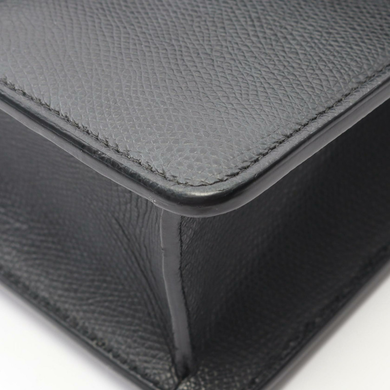 Christian Dior 30 MONTAIGNE 肩斜背包 M9203UMOS 黑色皮革二手-5