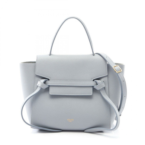 CELINE BELT BAG NANO 單肩斜背包 189003 藍色皮革 二手 女士