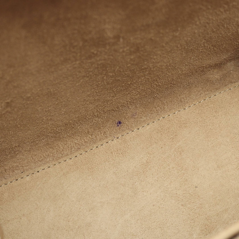 CELINE Luggage Nano Shopper 單肩斜背包，米色皮革，二手女款-11