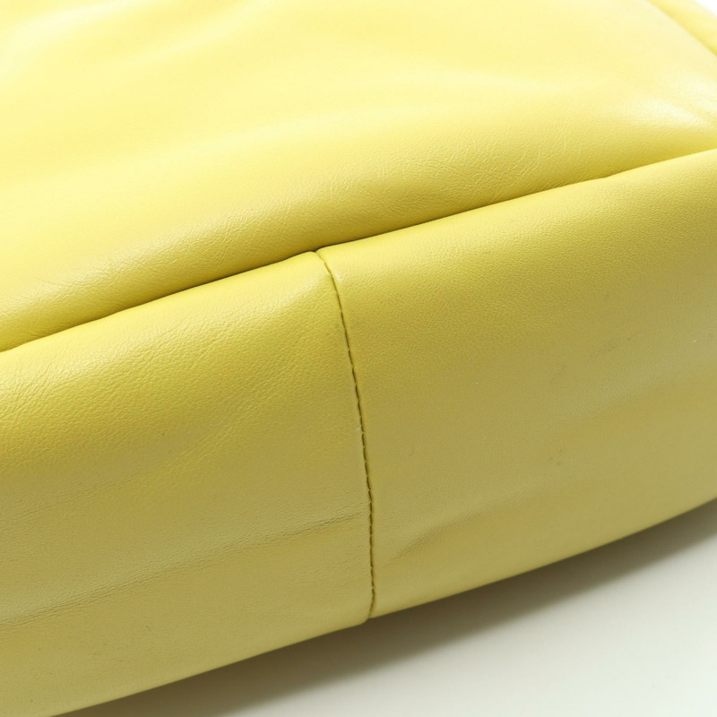 PRADA 黃色皮革肩背斜背包（二手，女士）-4