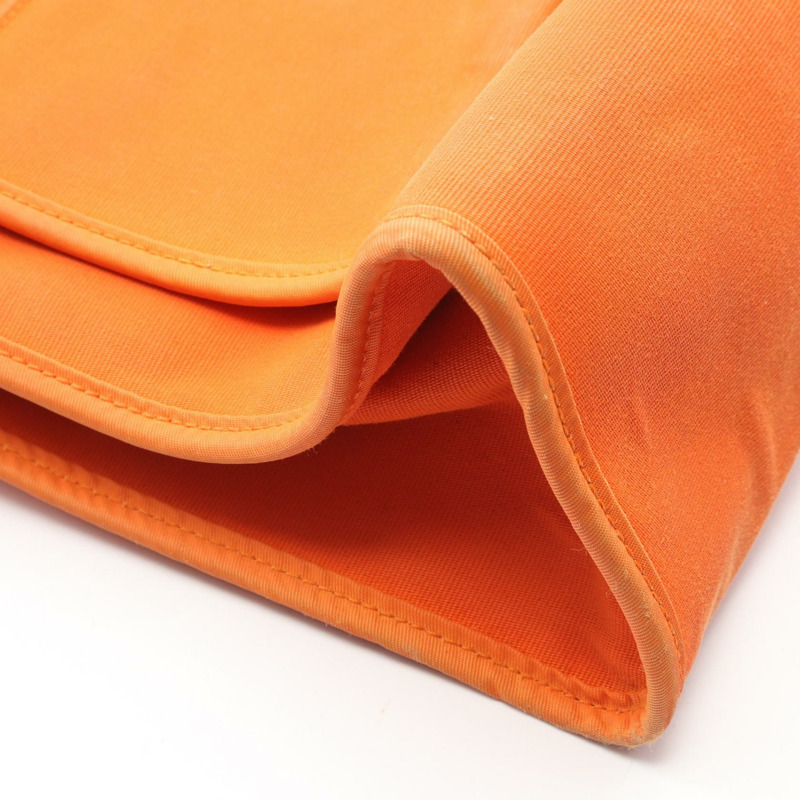 愛馬仕 Herbag Zip PM 手提/單肩包，軍裝皮革，棕色/橙色，二手-5