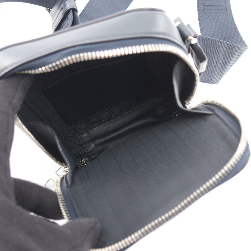 LOEWE 直式斜背包單肩包 C565S59X01 皮革海軍藍 二手 男士-2