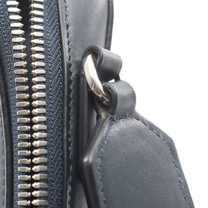 LOEWE 直式斜背包單肩包 C565S59X01 皮革海軍藍 二手 男士-6