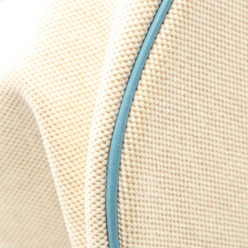 愛馬仕 Intercity 化妝單肩包 D Toile H Taurillon Clemence Ecru SHW-9