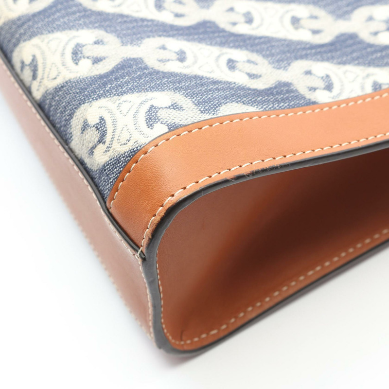 CELINE 小號垂直 Cabas Maillon Triomphe 托特包斜背包 192082CNN 帆布-5