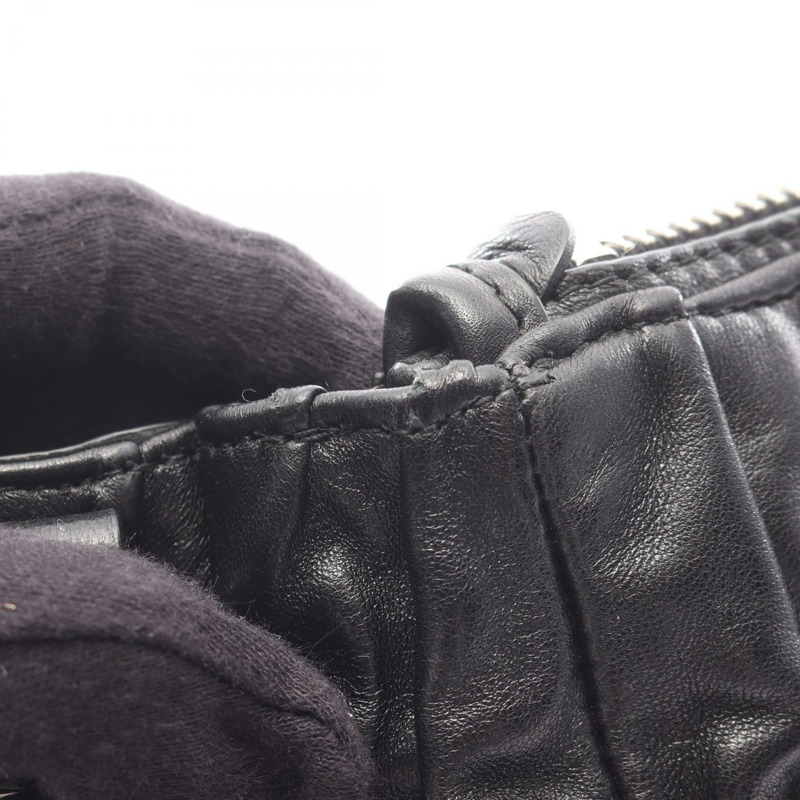 PRADA NAPPA GAUFRE' 肩挎斜背包 BL0743 黑色真皮二手女款-5