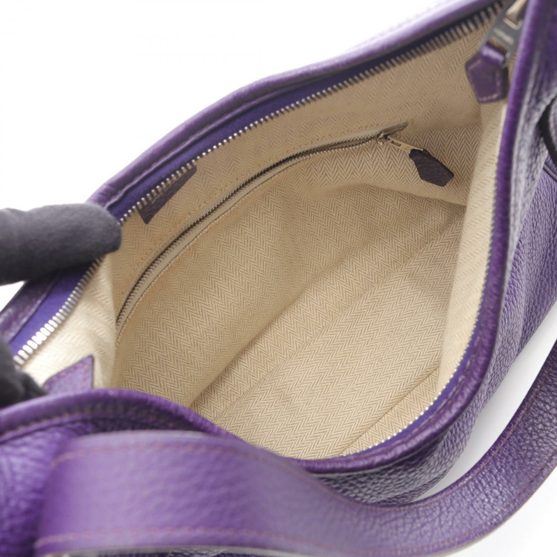 愛馬仕 Massai PM 單肩包 N Taurillon Clemence Iris 二手女士 SHW-2