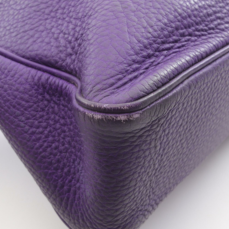 愛馬仕 Massai PM 單肩包 N Taurillon Clemence Iris 二手女士 SHW-5