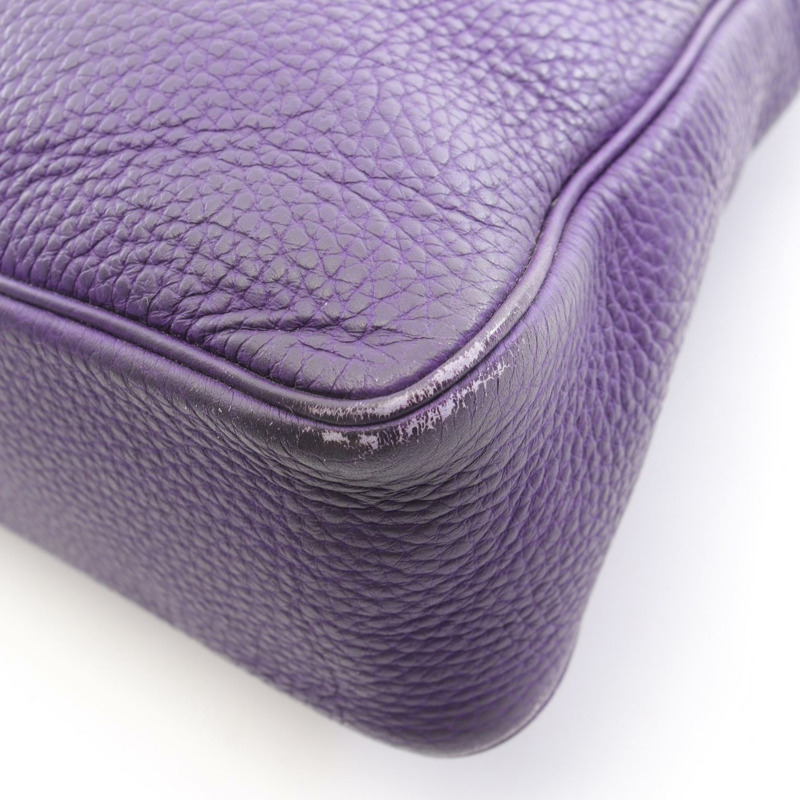 愛馬仕 Massai PM 單肩包 N Taurillon Clemence Iris 二手女士 SHW-6