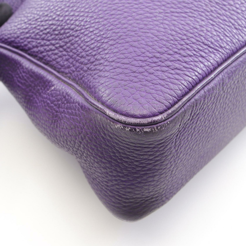 愛馬仕 Massai PM 單肩包 N Taurillon Clemence Iris 二手女士 SHW-7