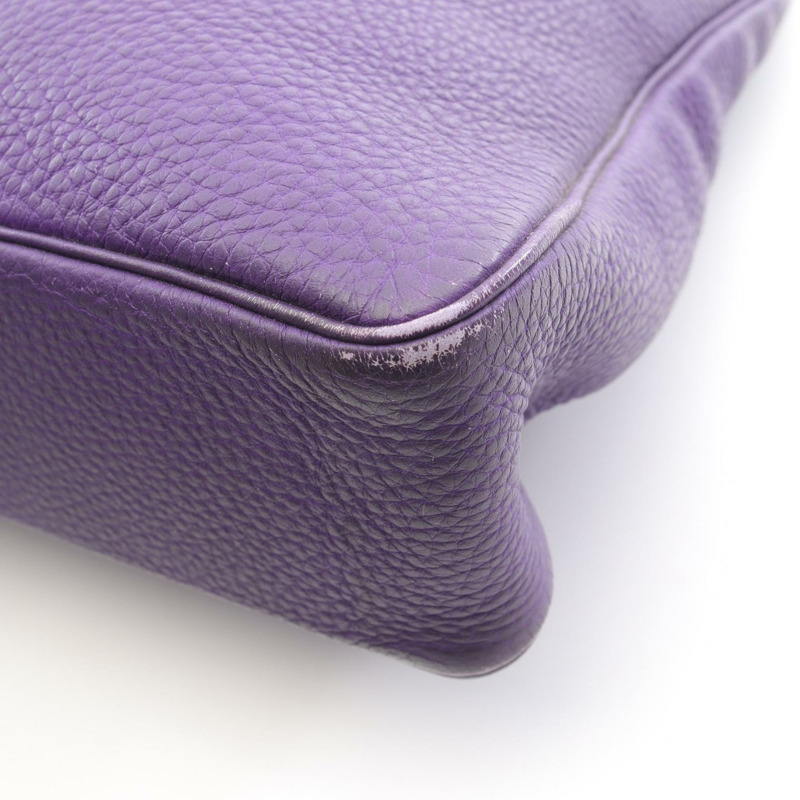 愛馬仕 Massai PM 單肩包 N Taurillon Clemence Iris 二手女士 SHW-8