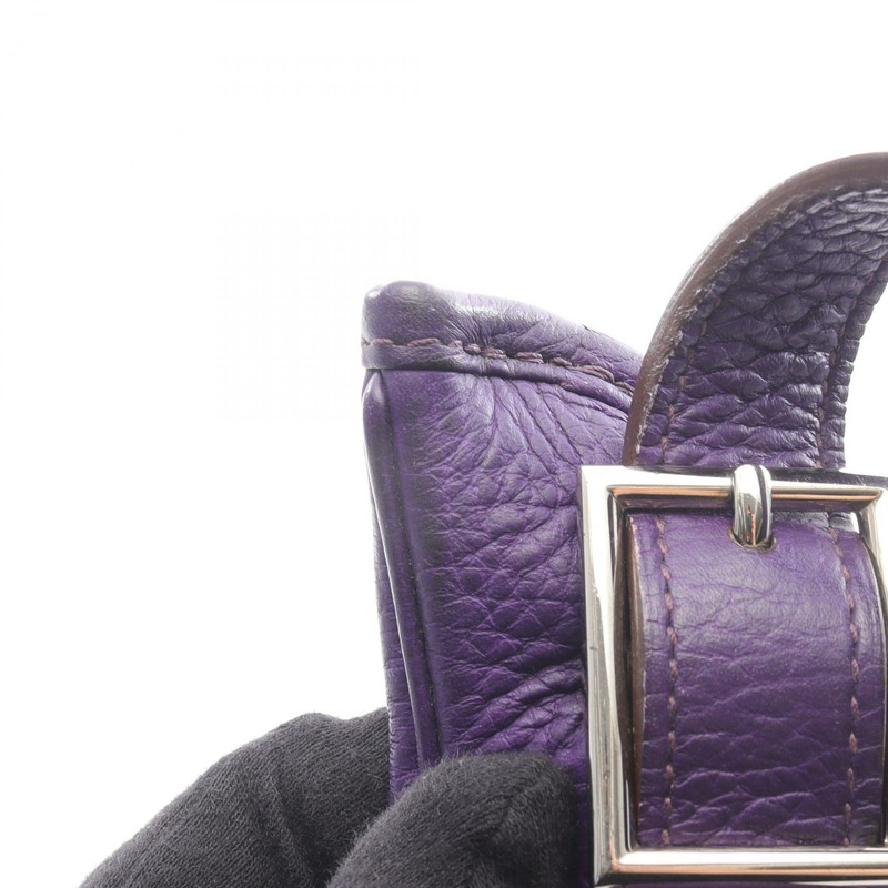 愛馬仕 Massai PM 單肩包 N Taurillon Clemence Iris 二手女士 SHW-11