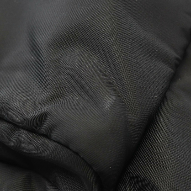 PRADA TESSUTO 雙肩包 2VZ048 尼龍 Saffiano 皮革 黑色 二手 男款-6