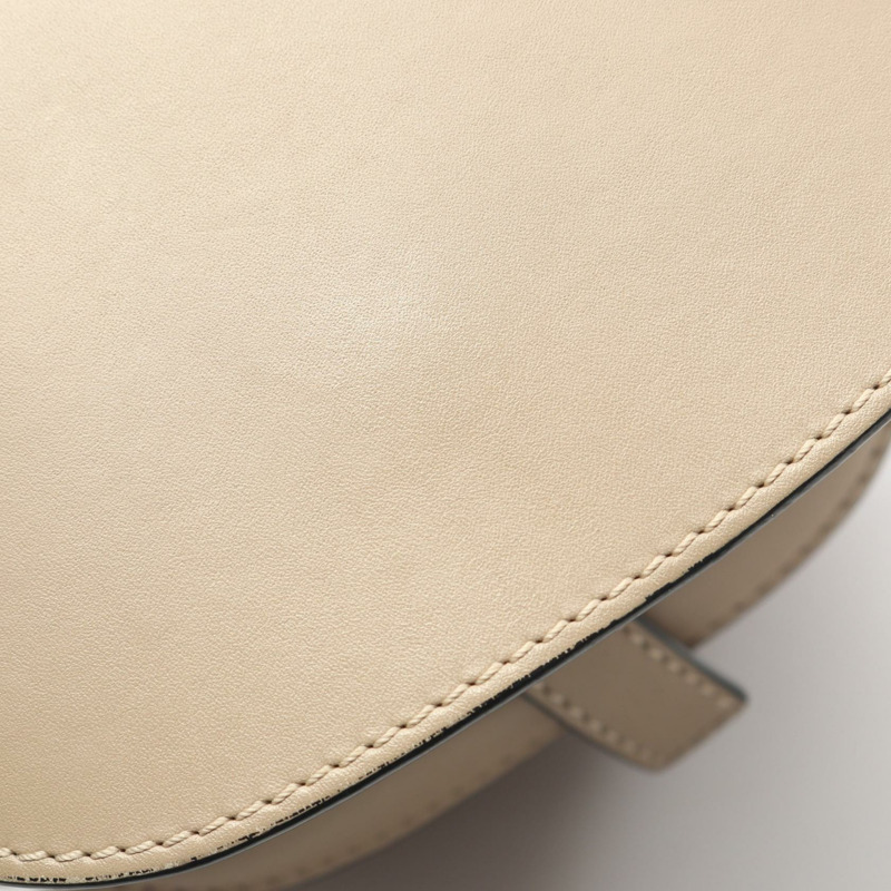 LOEWE Gate Dual迷你單肩斜背包 A650N46X13 皮革 米色 二手 女士-7