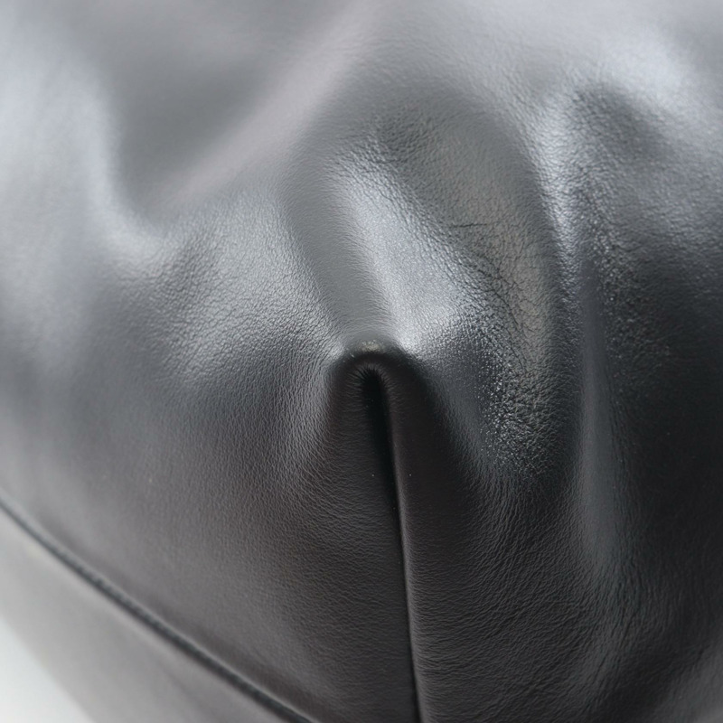 Miu Miu Hobo Tote 單肩包 5BC119 黑色皮革 二手 女款-4